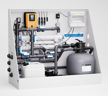 Albixon Technikwand UV für PP Pools