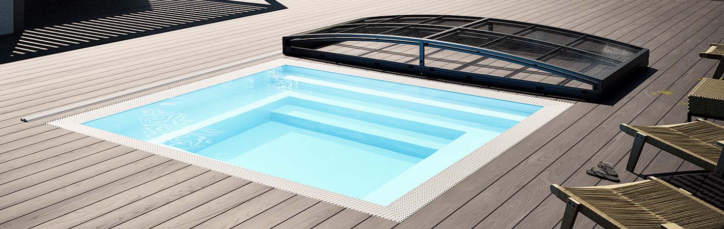 PP Pool MINI QBIG 3x3m von Albixon – Hochwertiges Pool-Komplettset