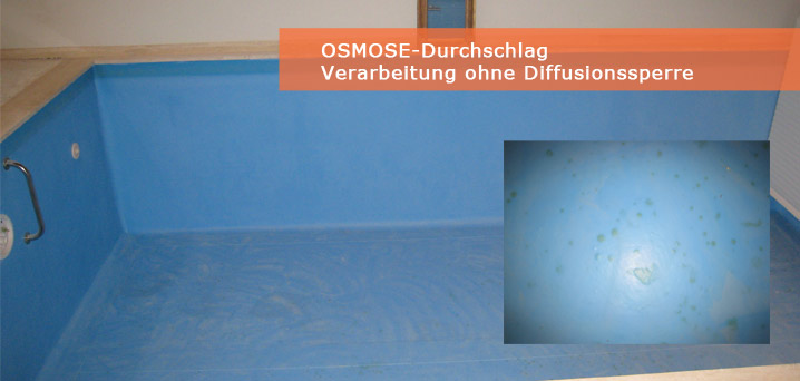 Sanierung von Schwimmbecken aus GFK