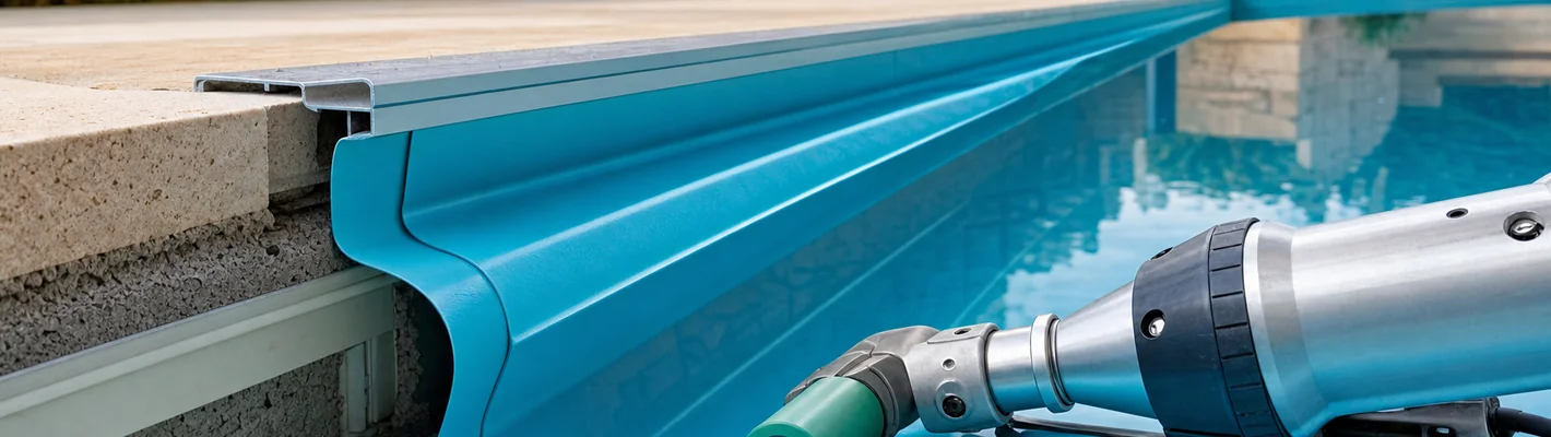 ALKORPLAN Schwimmbadfolie aus armiertem PVC im Pool
