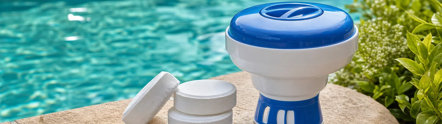 Organische Chlortabletten zur Schwimmbad-Desinfektion