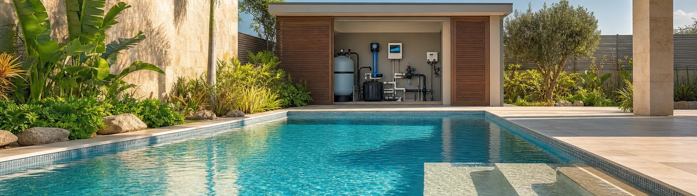 Desinfektionsmethoden für Schwimmbäder, klares Wasser durch Wasseraufbereitung