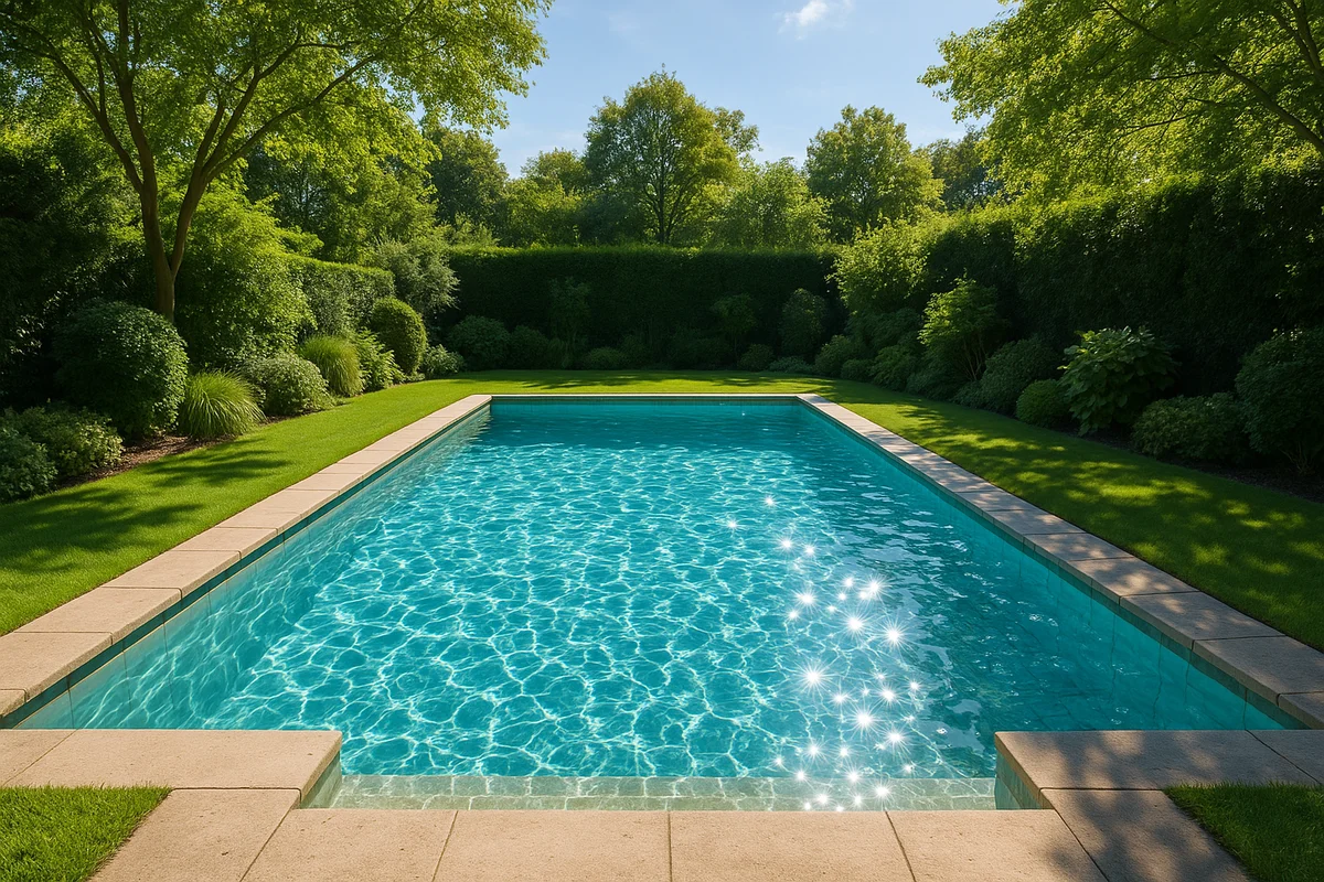 Glasklares Poolwasser