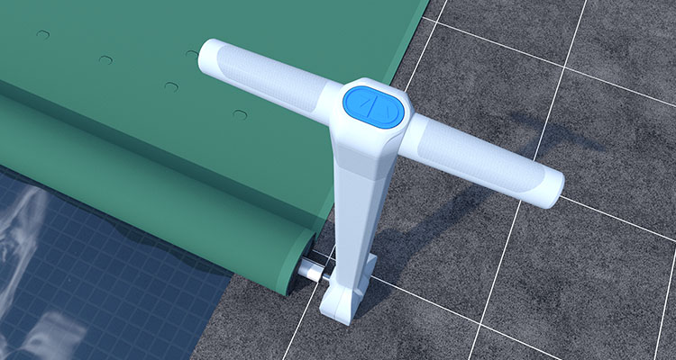  Akku Aufrollsystem SCOOT für Sicherheitsabdeckung