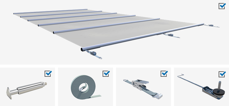 Lieferumfang Liderpool Abdeckplane Pool Segment
