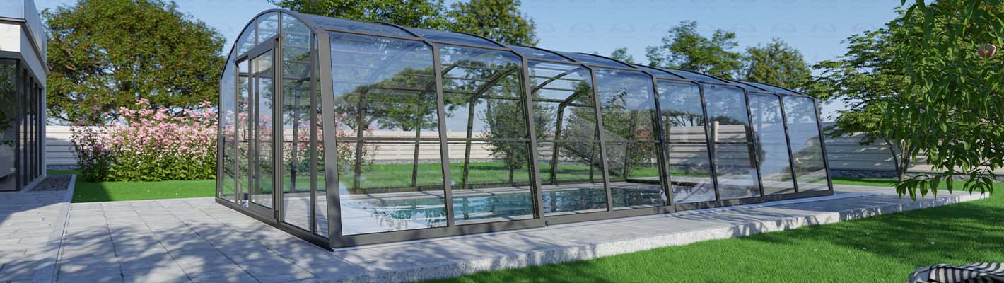 Aluna® Poolüberdachung