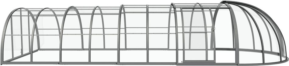 Hohe Schwimmbadüberdachung Aluna® Orion Hohe Schwimmbadüberdachung Aluna® Orion