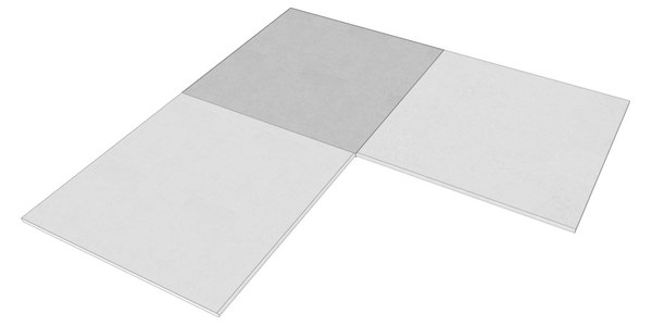 Exclusive Sizes R-Profil – Ecke 100 x 100 cm