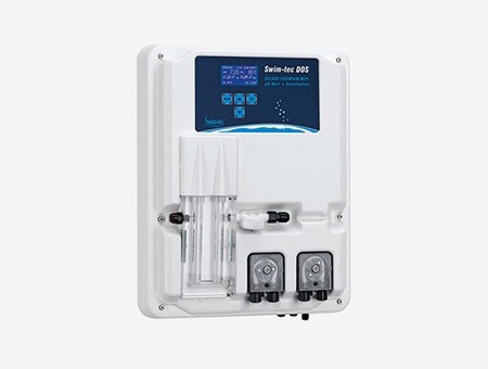 Swim-tec Dosieranlage mit Display und zwei Dosierpumpen