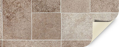 ELBE UNIQUE Tile Tuscany Sand – Schwimmbadfolie mit beiger Fliesenstruktur