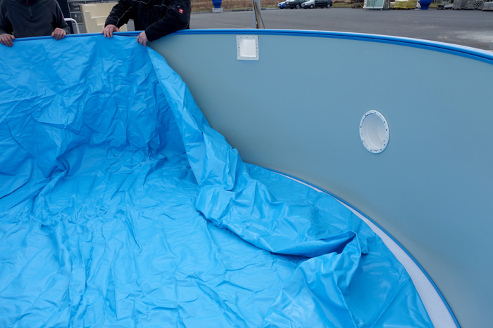 Einhängen Ersatzfolie