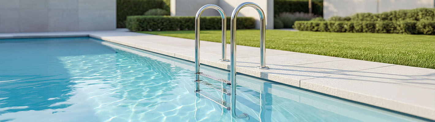 Einbauleiter für Pool
