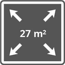 27m² Überdachungsfläche pro Modul