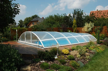 Schwimmbadüberdachung Klasik