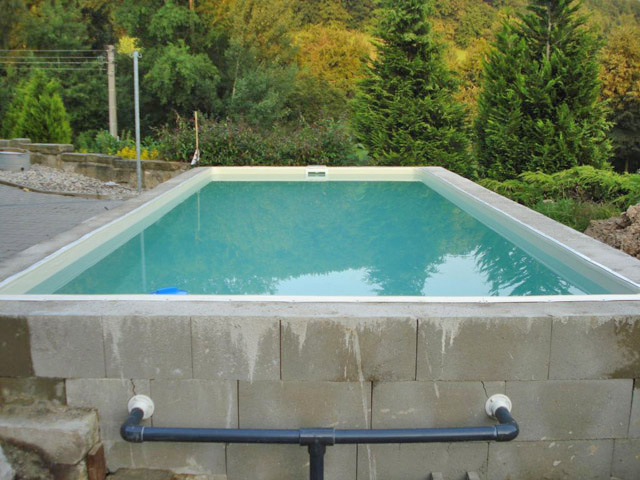 Verrohrung Einlaufdüsen