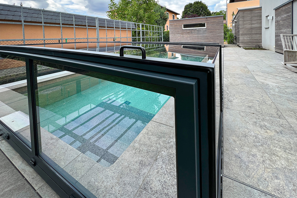 Poolüberdachung Aluna® Exclusive Line R1