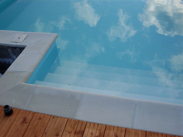 abgesetzte Stufen Treppe