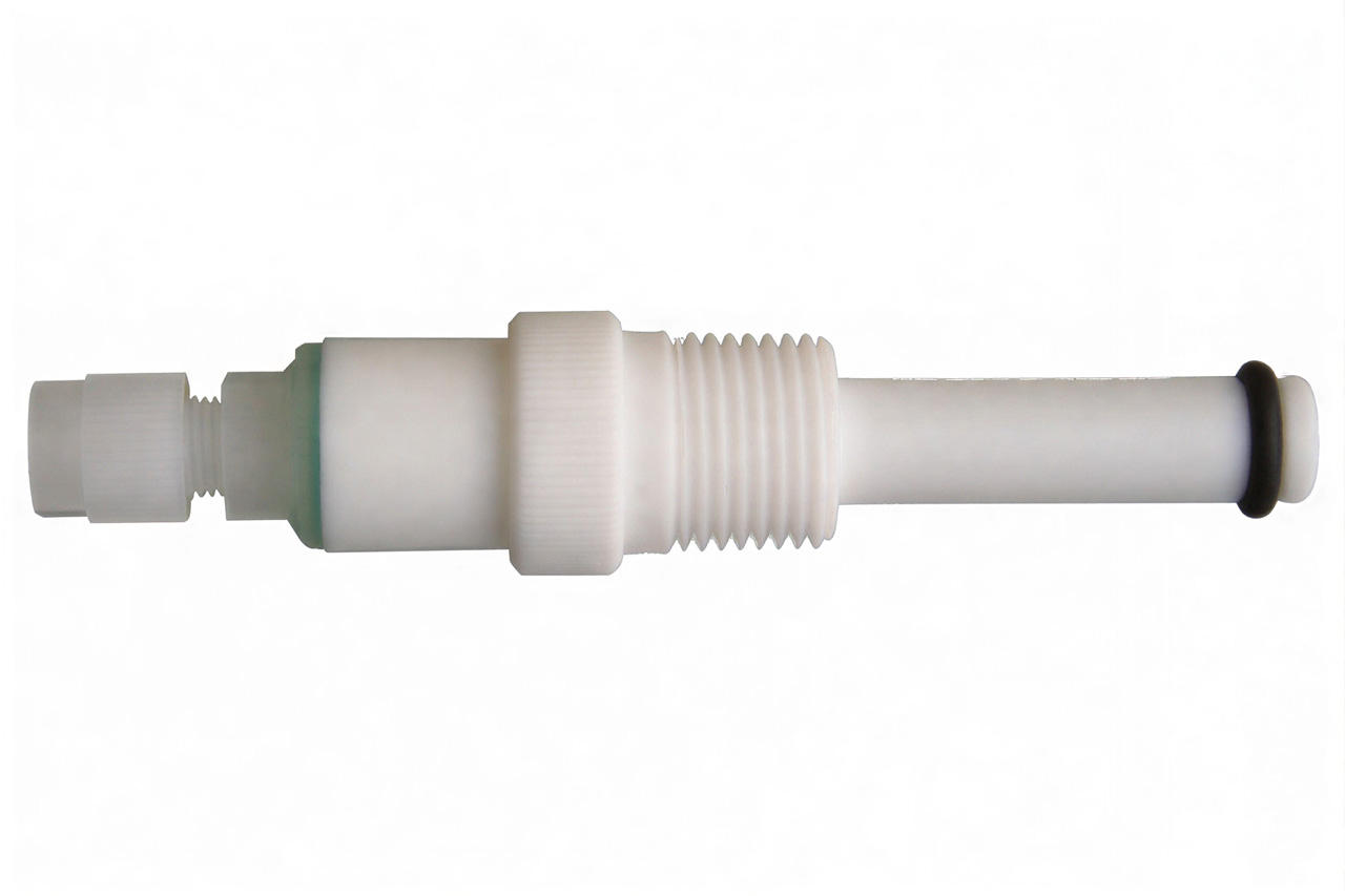 osf Impfventil 1/2 Zoll PTFE mit Verschraubung, Detailansicht