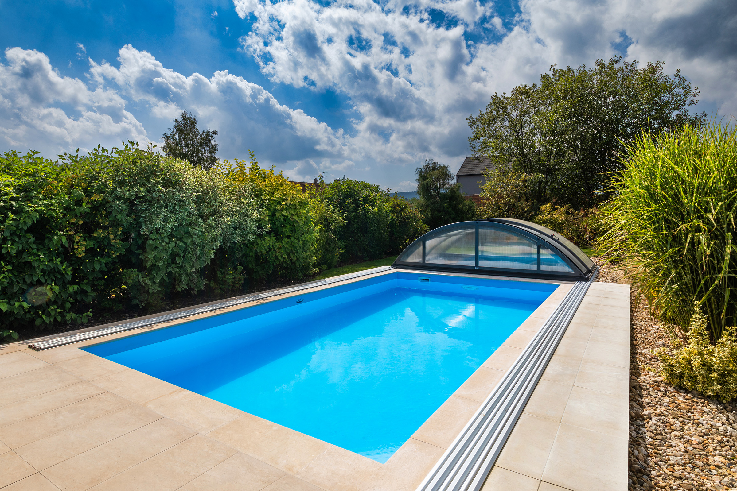 Poolüberdachung Albixon Klasik