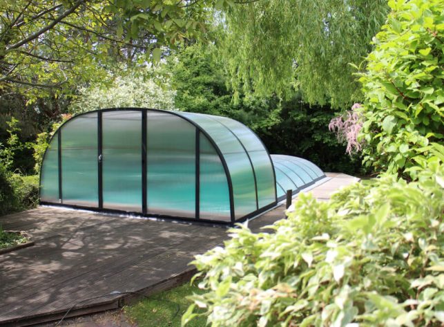 Schwimmbadüberdachung Aluna® Duo