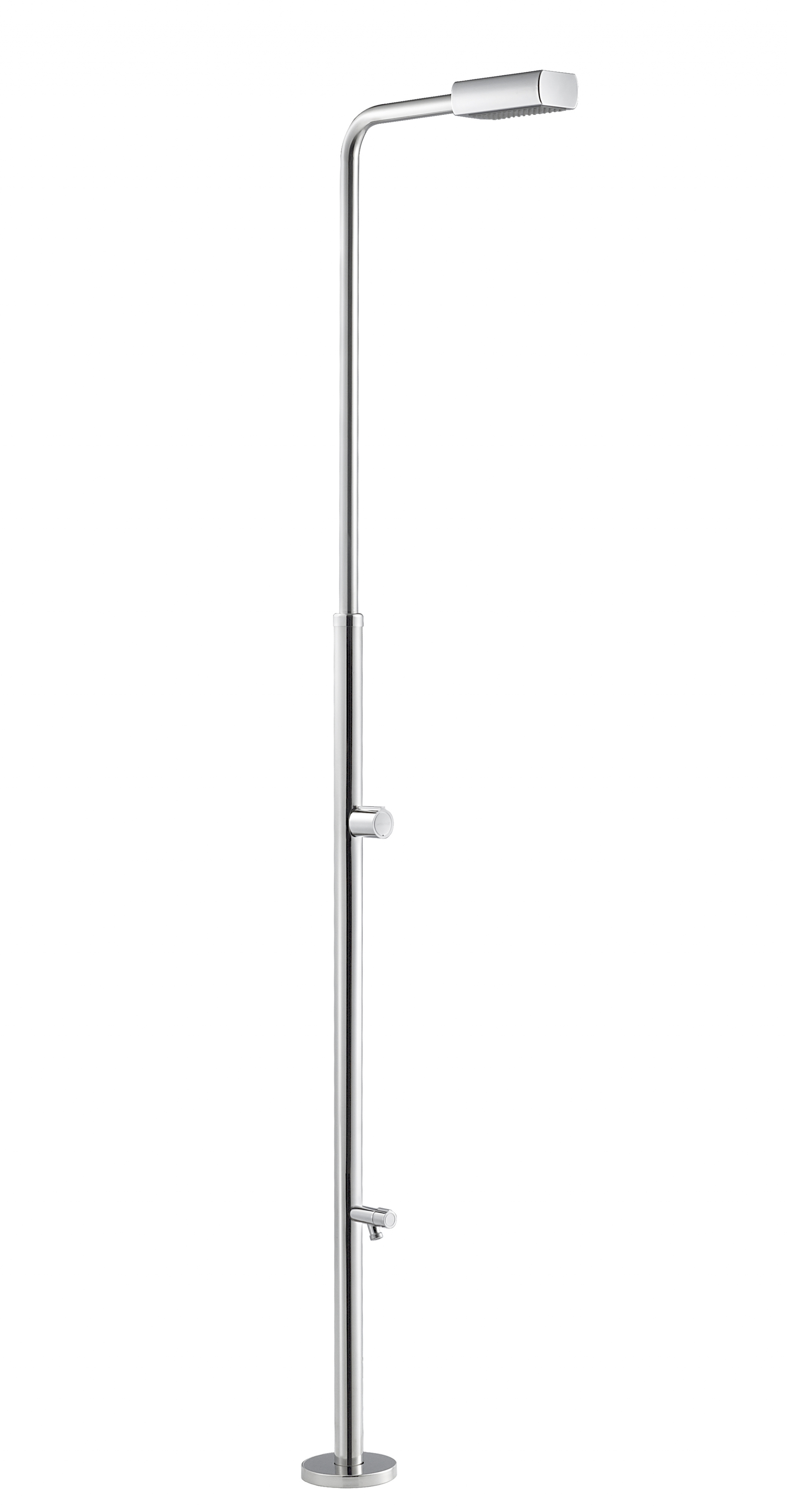 Kaltwasserdusche Angel mit Fußbrause