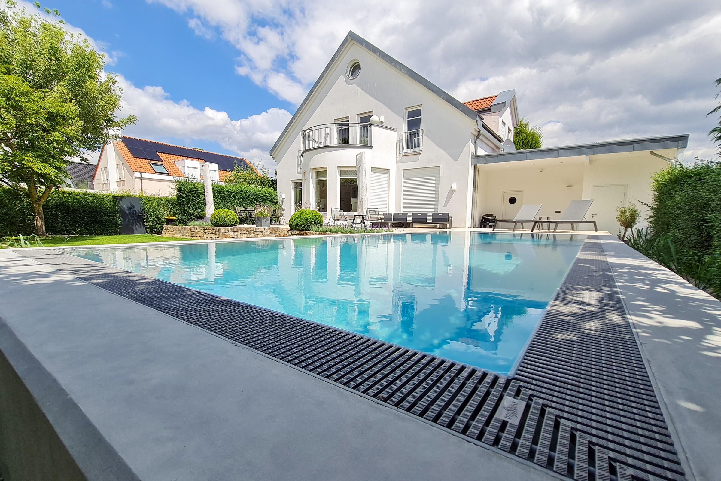 Überlaufbecken Elite Pro PP Plus Pool 4x11 m