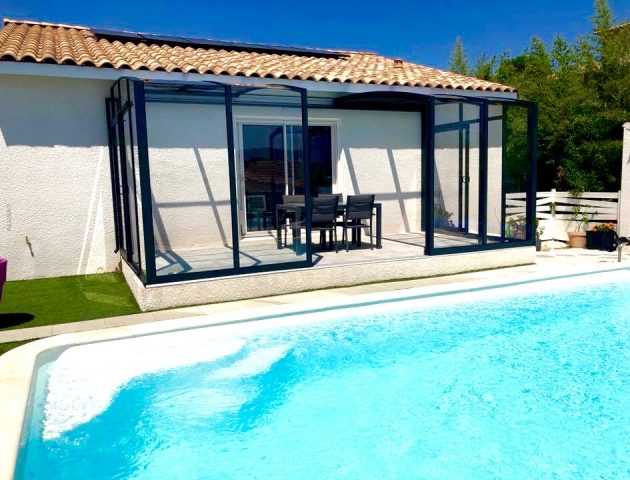 Poolüberdachung Aluna® Aluwall III