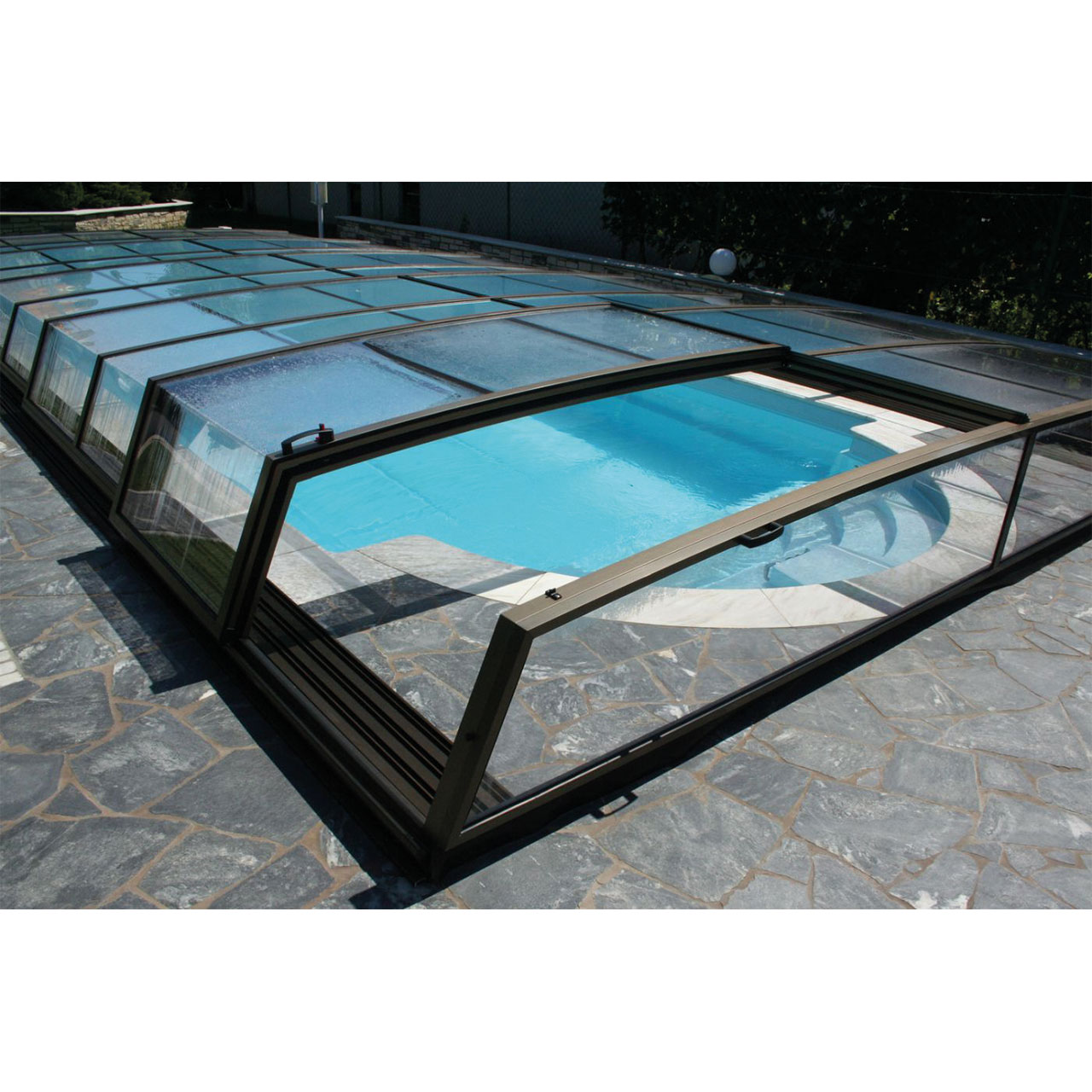 Poolüberdachung Linie