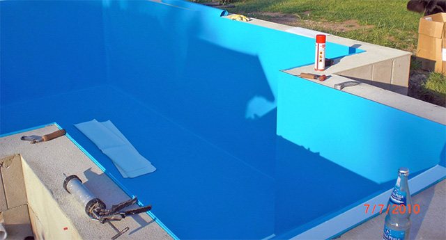 Folienauskleidung Schwimmbecken