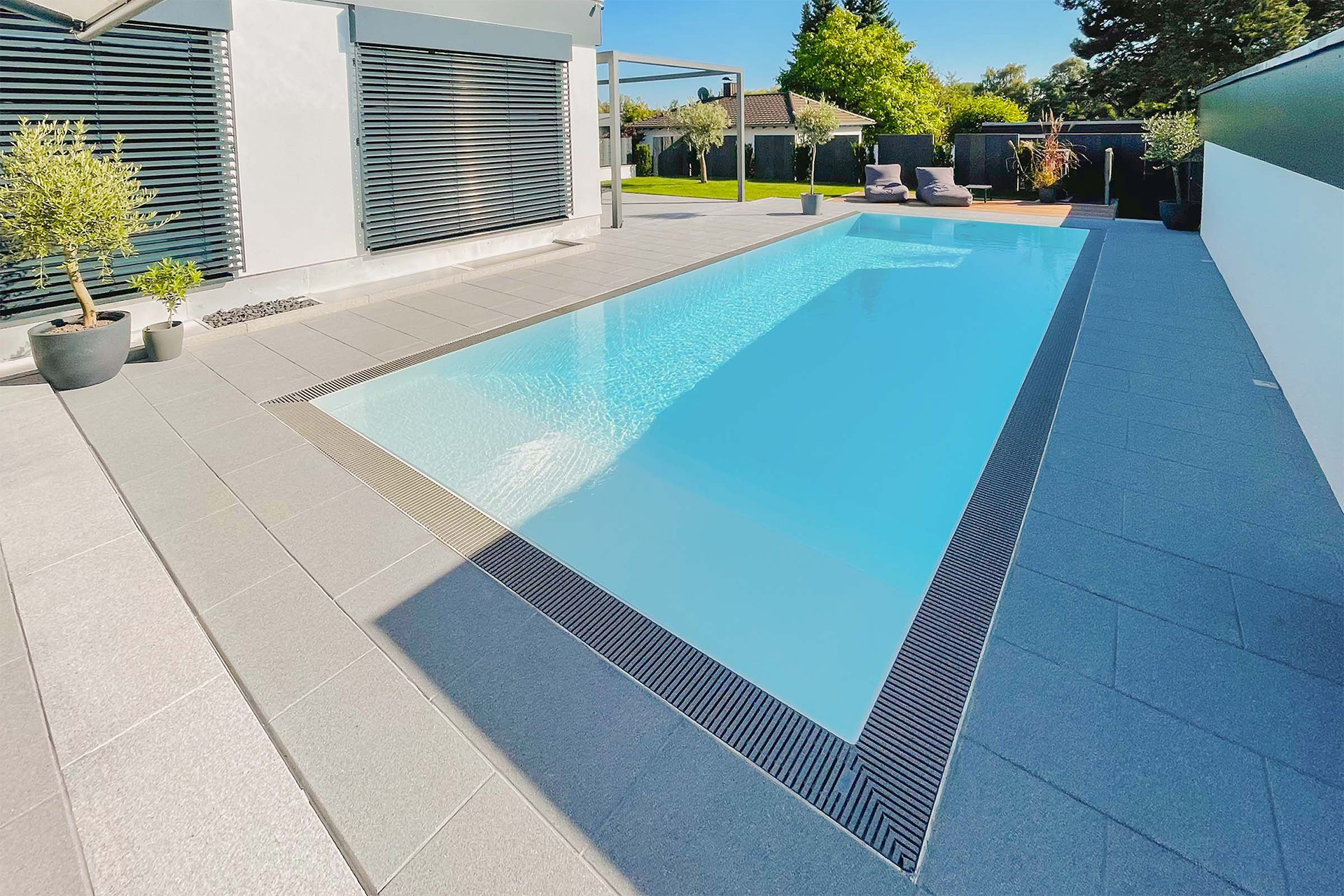 Überlaufpool Elite Pro PP Plus Schwimmbecken 4x9 m