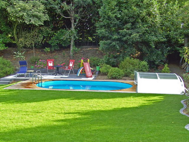 Schiebehalle Ovalform