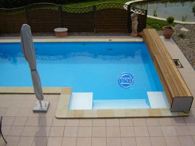 Treppeneinstieg Pool