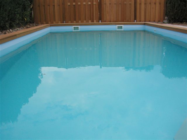 Schwimmbadfolie hellblau