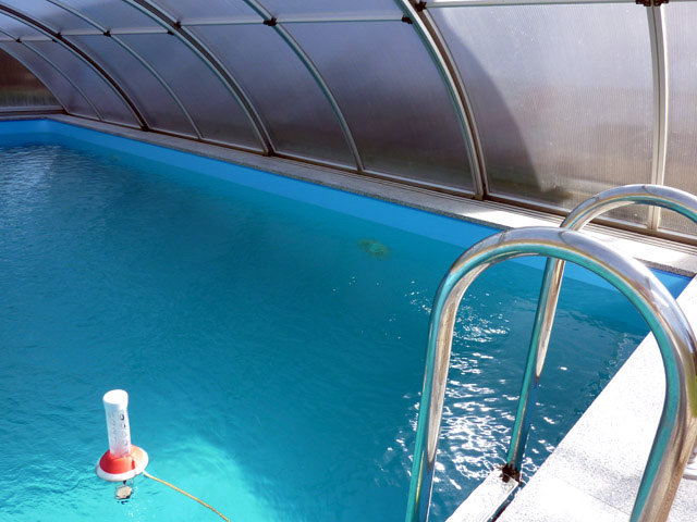 Edelstahlleiter Schwimmbad