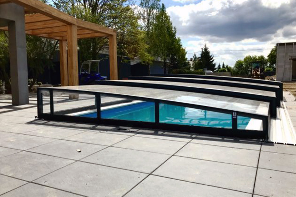 Poolüberdachung Aluna® Neo Light R1