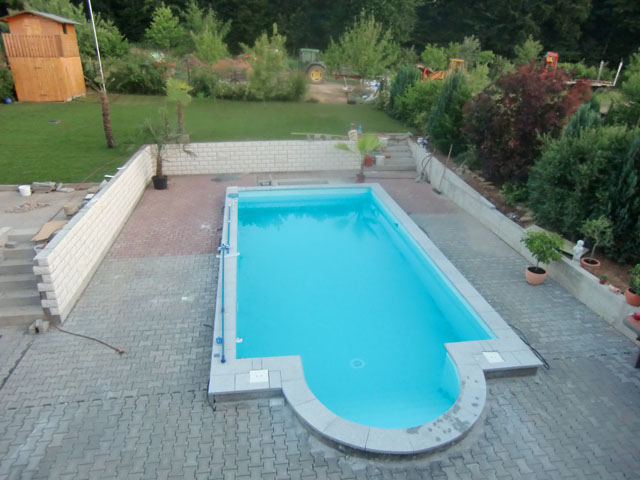 Schwimmbecken Römische Treppe