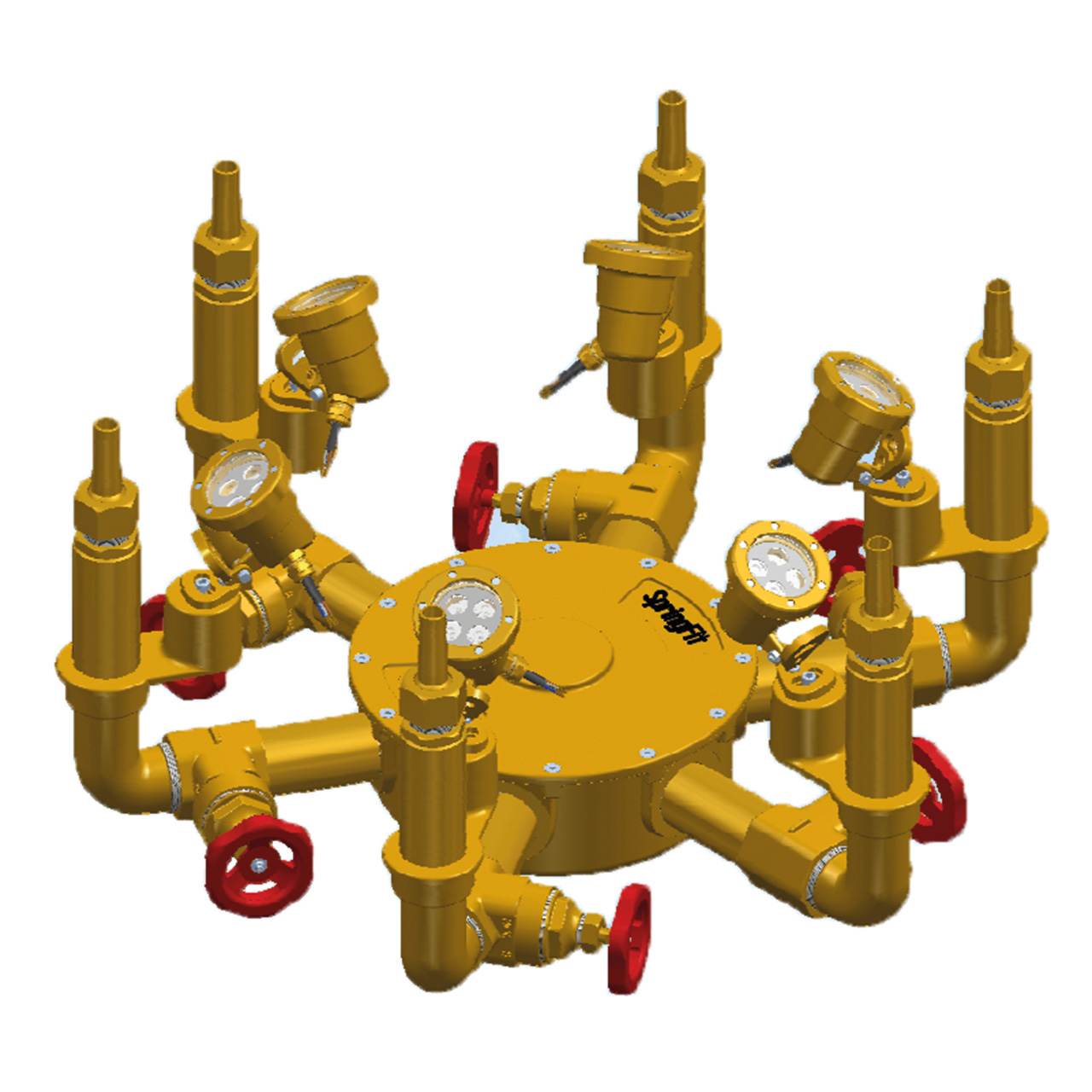 Lahme SpringFit Springbrunnenbaugruppe Komet 6-fach