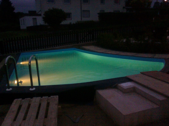 Unterwasserscheinwerfer Pool