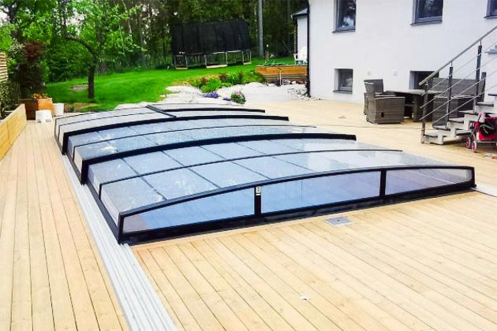 Schwimmbadüberdachung Aluna® Comfort