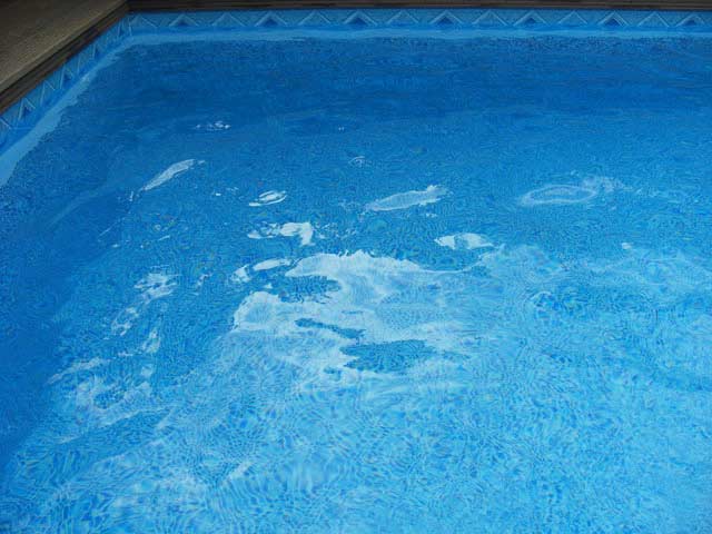 Folienauskleidung blau Dekor Alkorplan