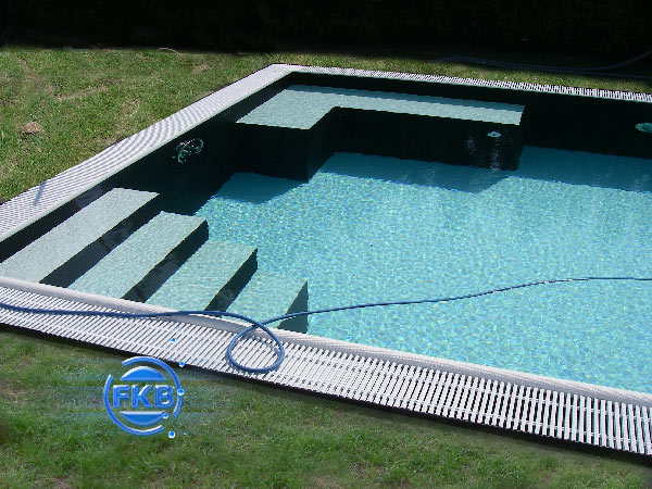 Treppe und Sitzpodest