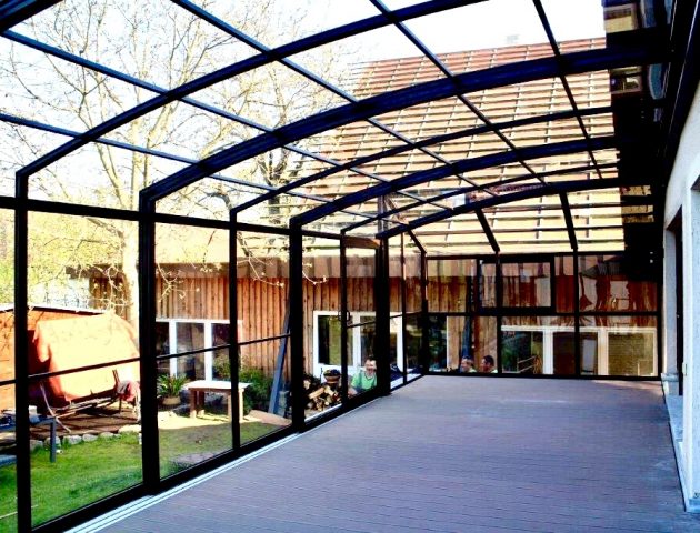 Terrassenüberdachung Aluna® Aluwall III