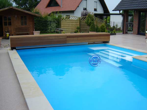 Poolabdeckung Oberflur