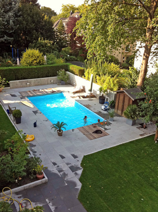 Schwimmbad 4 x 8 x 1,5 m Unterflurrollladen