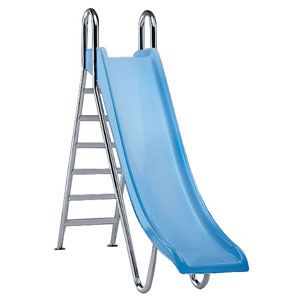 Schwimmbecken Rutsche gerade