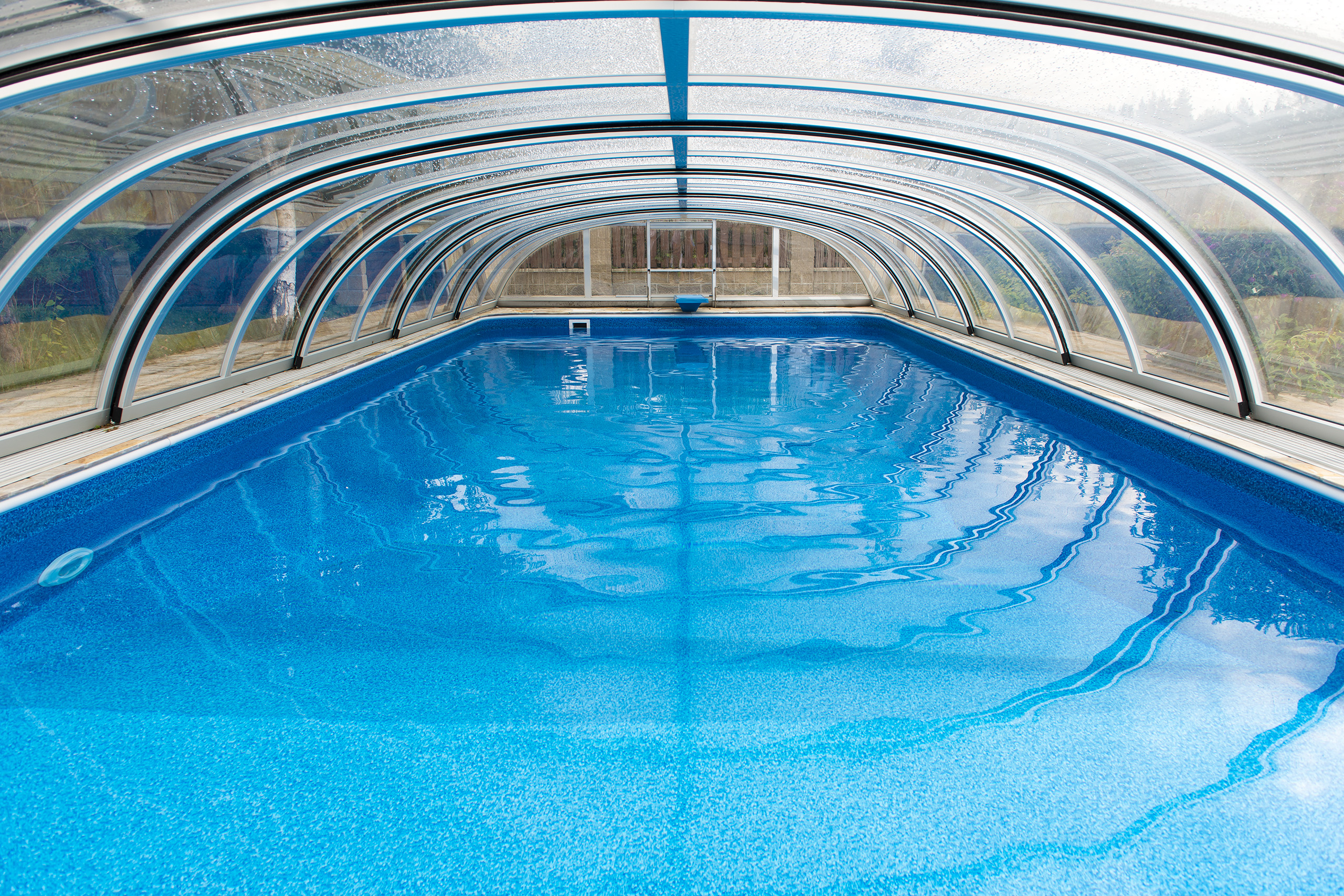 Schwimmbecken Überdachung Dresden Clear 430