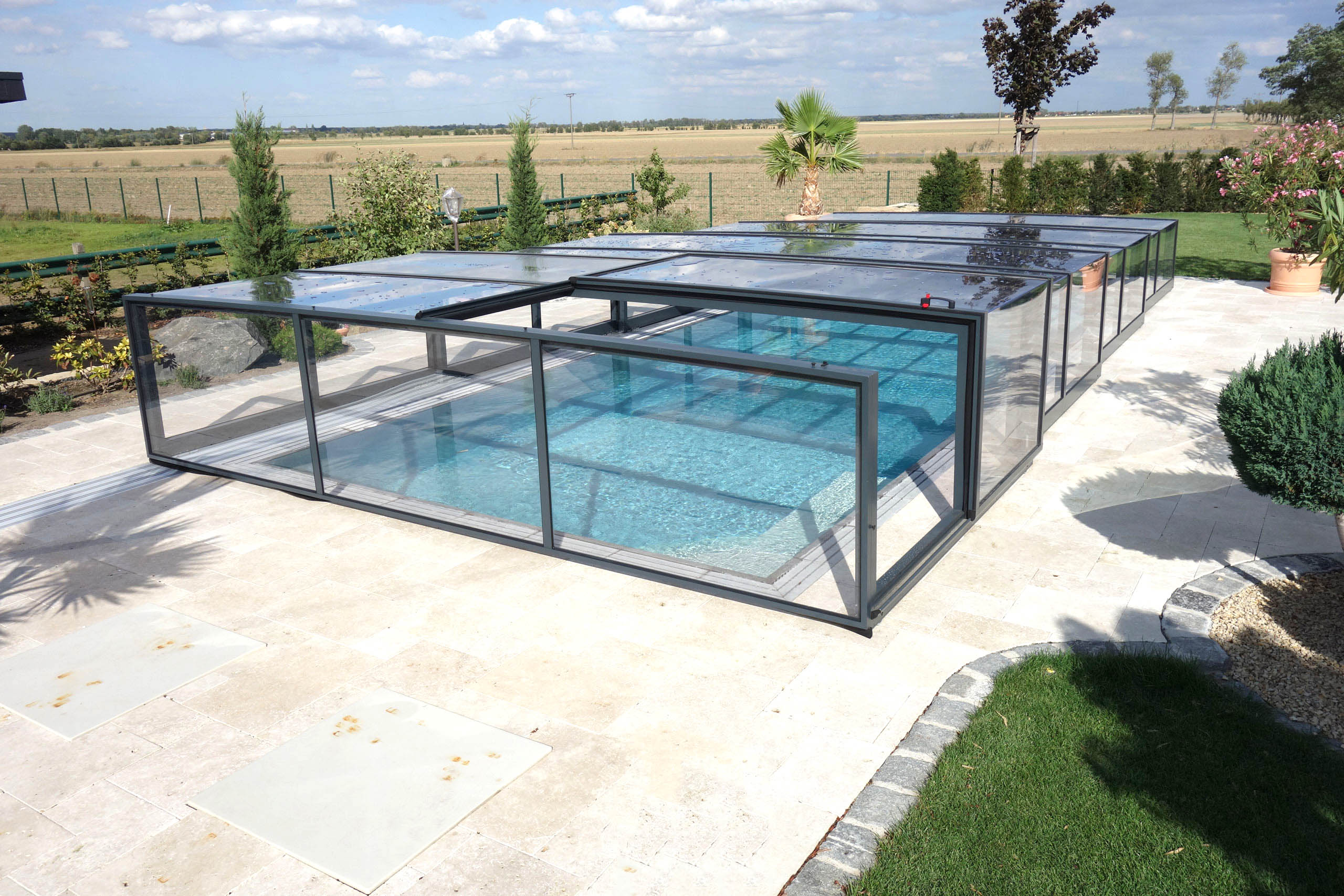 Poolüberdachung Prestige Plus Mittelhoch