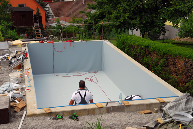 Folienauskleidung durch unsere Monteure