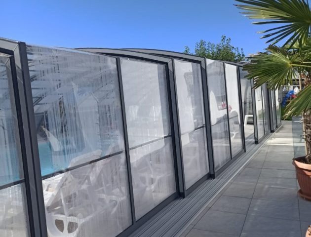 Poolüberdachung Aluna® Delta II