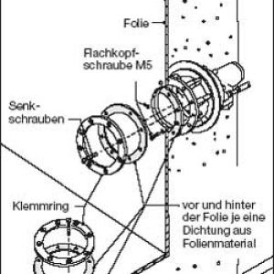 UWE VIVA Rohbausatz ABS für weiß und Edelstahl